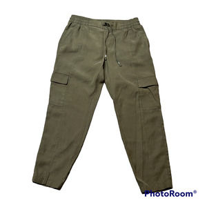 Old Navy Tencel Cropped Cargo Pants, Small